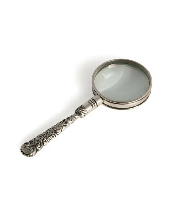 Rococo förstoringsglas silver
