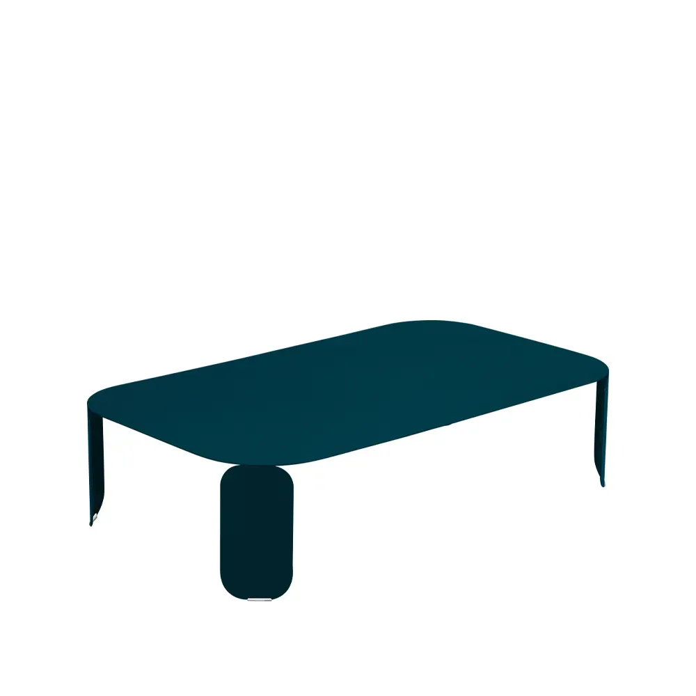 Fermob Bebop bord 120x70 cm Acapulco blue (blå), h.29 cm