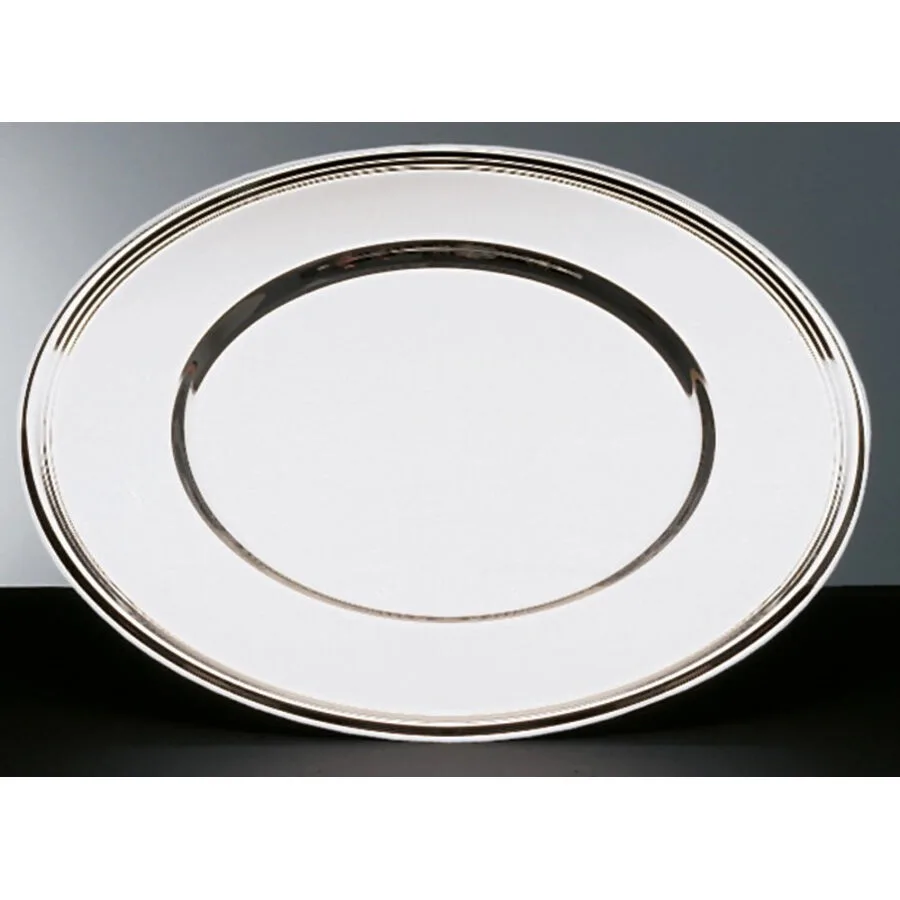 Speiseteller Aps Silber Edelstahl 33 cm