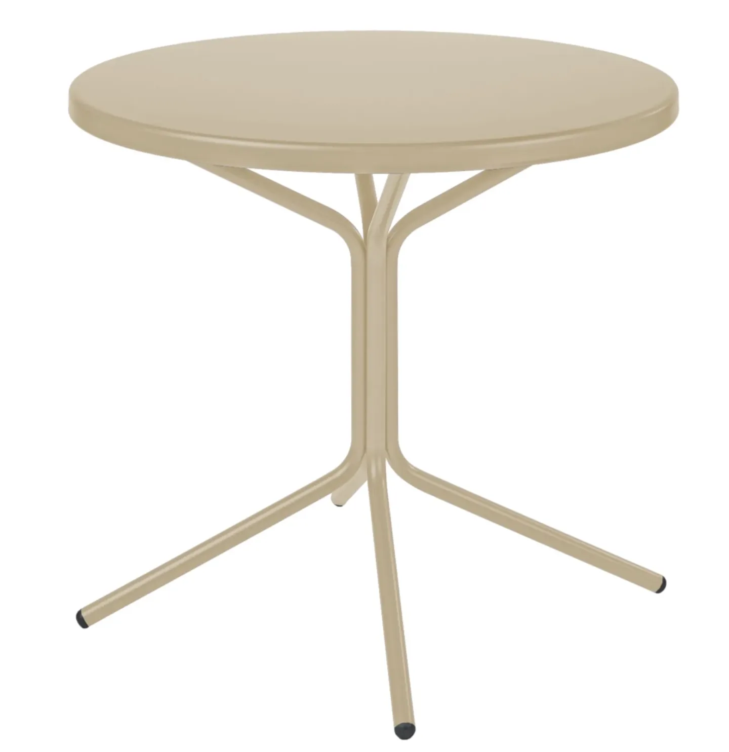 Schaffner Metall-Bistrotisch Pix Rund Beige | Schubiger Möbel