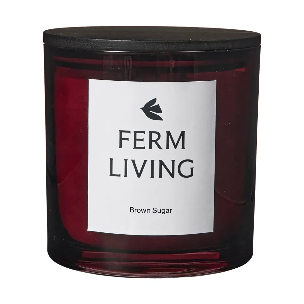 Ferm Living Vitto doftljus 50 h Dark Grape