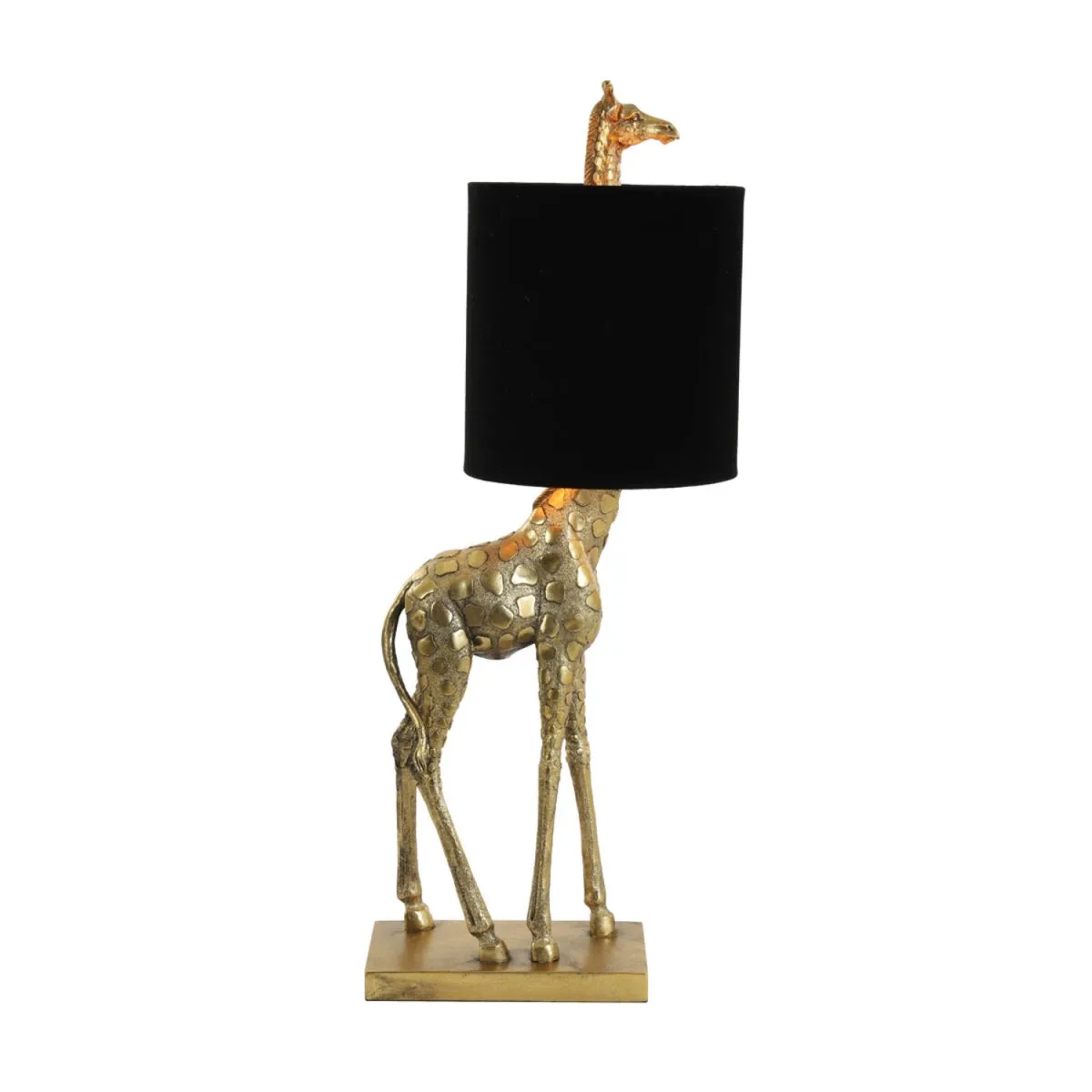 Light & Living - Giraffe 68cm - Bordslampa - Guld