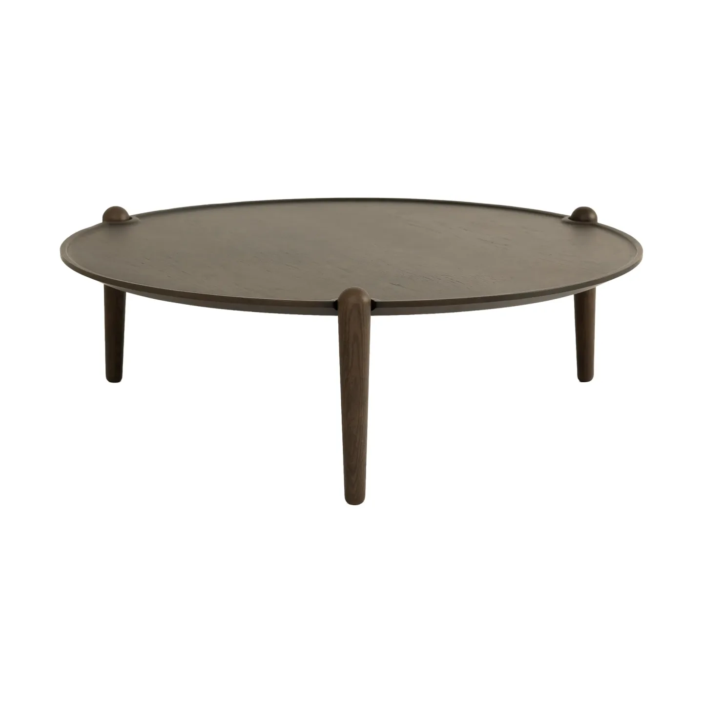 Design House Stockholm Aria Couchtisch Dunkle Eiche, Ø90×30 cm