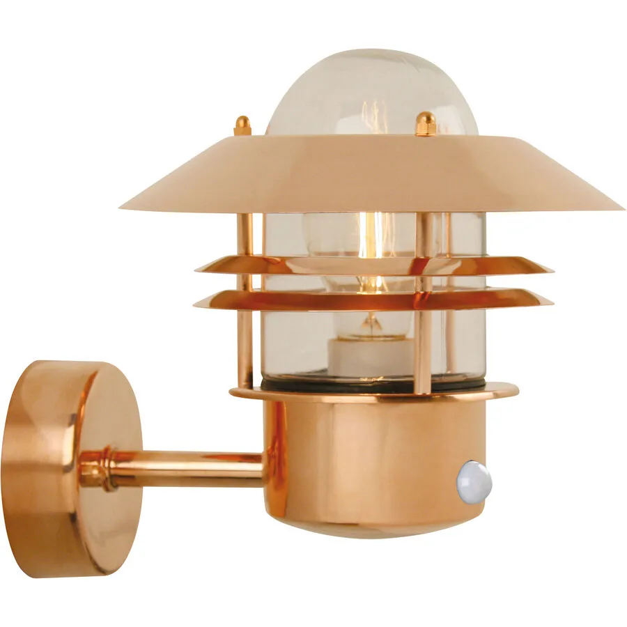 NORDLUX Wandlampe aussen Blokhus Kupfer Kupfer 22 cm 23 cm
