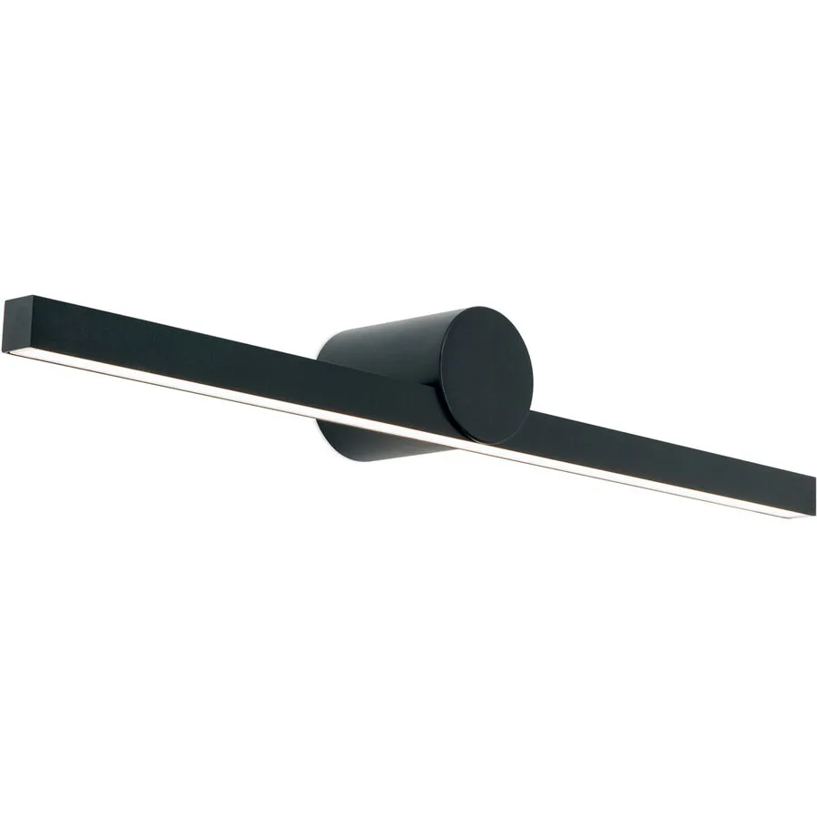 Wandlampe Beauty Schwarz Aluminium 10 cm - Lichtfarbe: Warmweiss