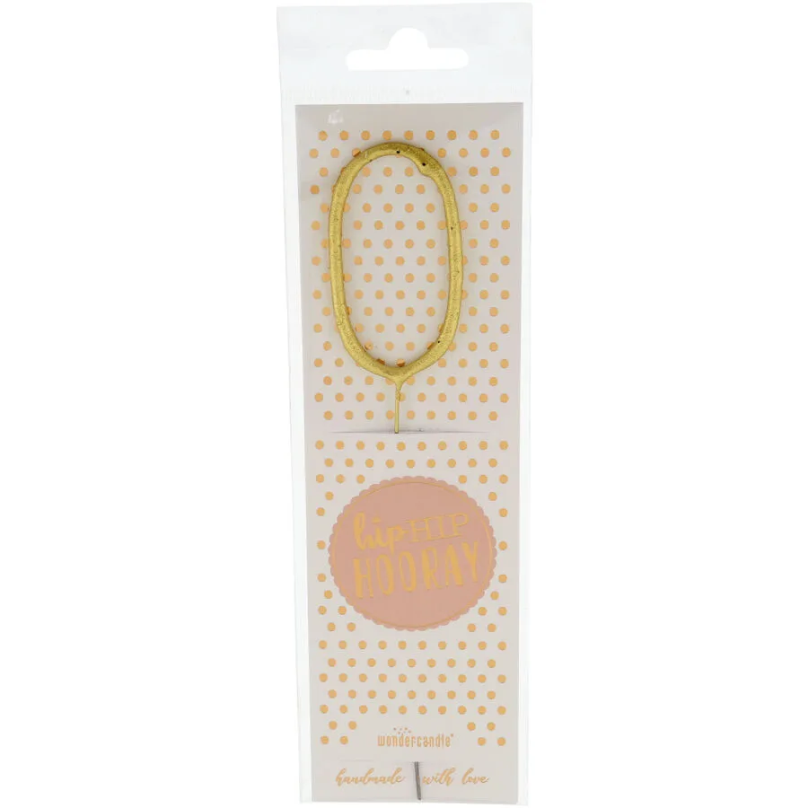 Tortendekoration Office gold Draht H 21.5 cm