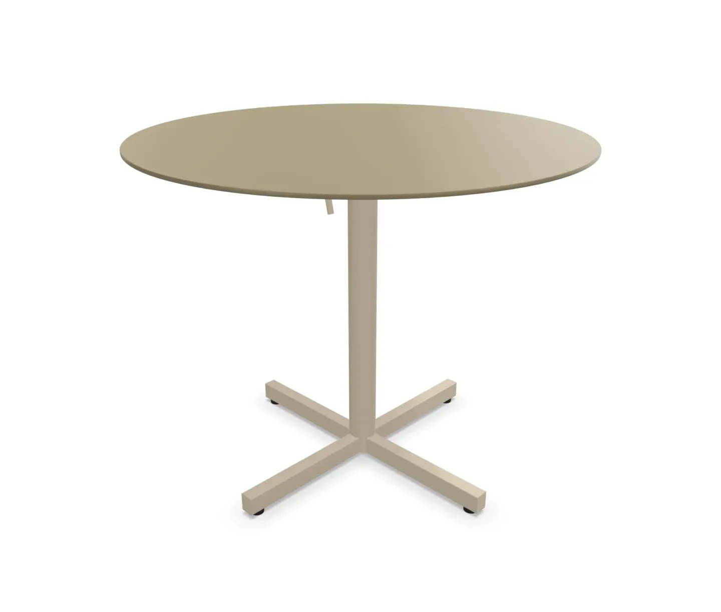 Schaffner Gartentisch Luzern Rund Beige | Schubiger Möbel