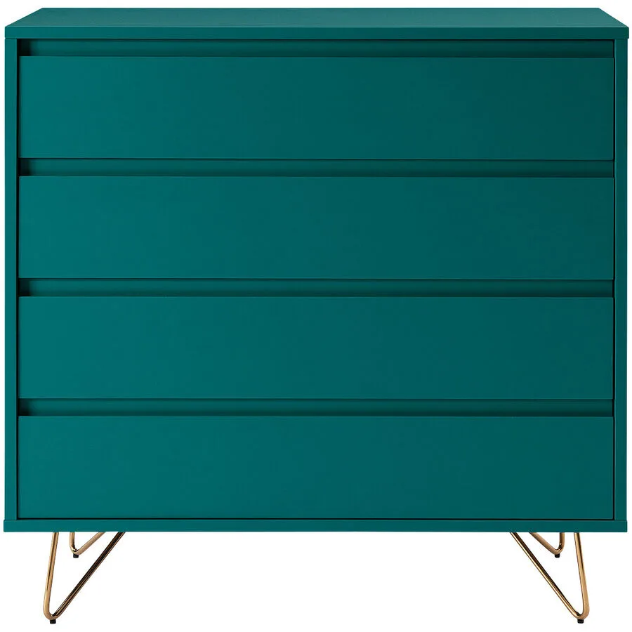 Kommode Saija Blau MDF 90 cm 40 cm