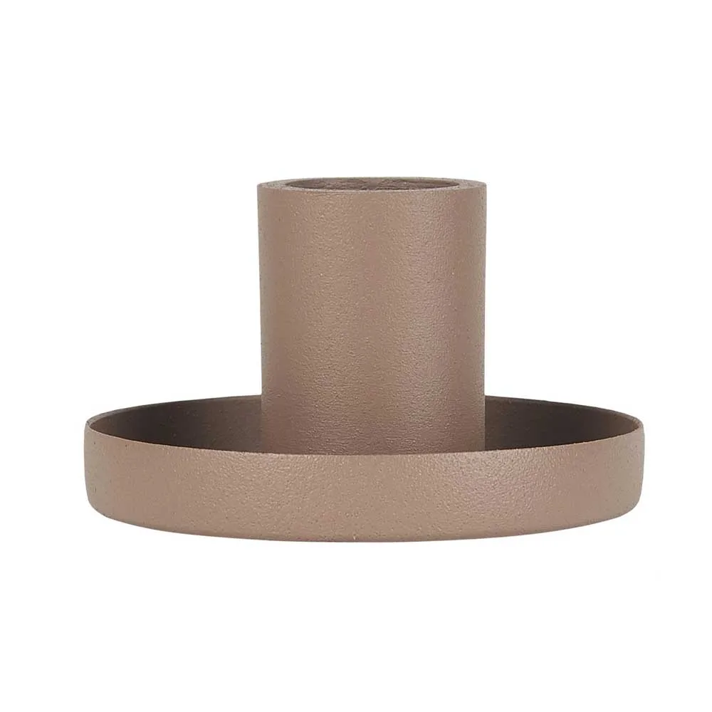 Industriell Ljusstake Gammelrosa Ø 7 cm