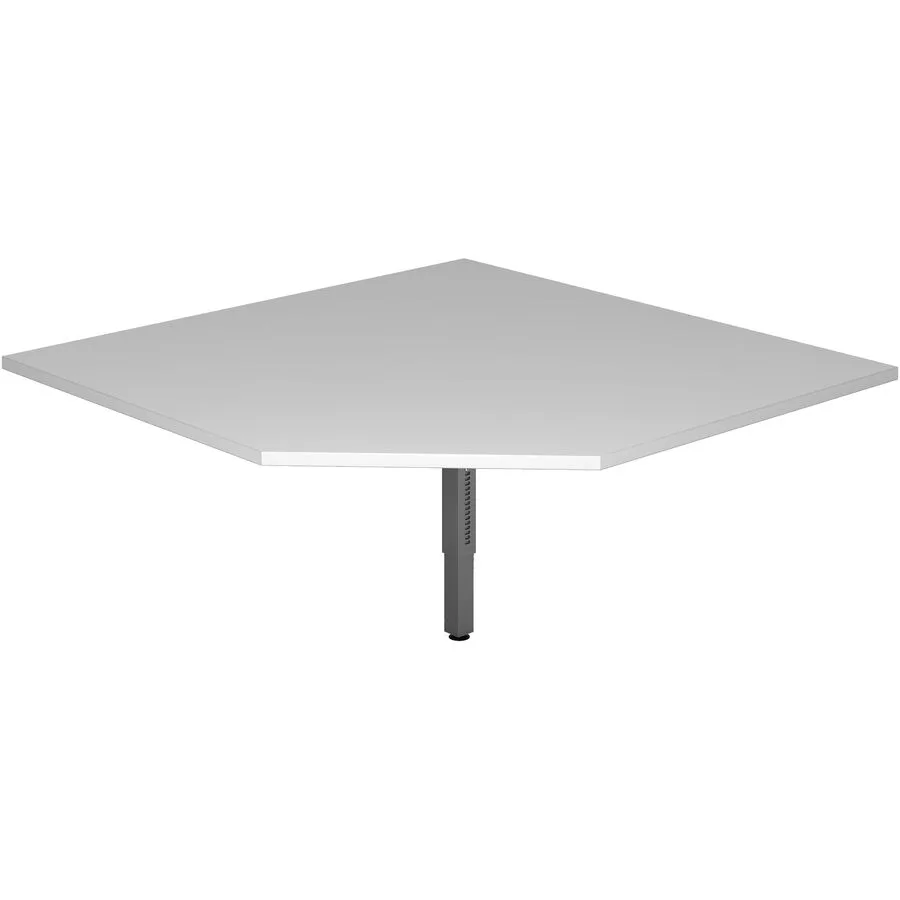 Anbautisch Office grau Holzwerkstoff B 120 T 120 cm