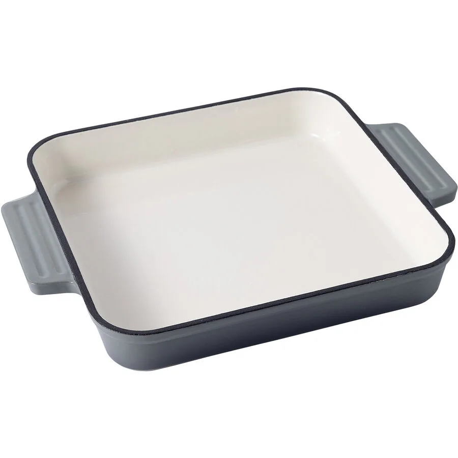 Auflaufform Cara grau Gusseisen Rechteckig B 28 T 23 cm