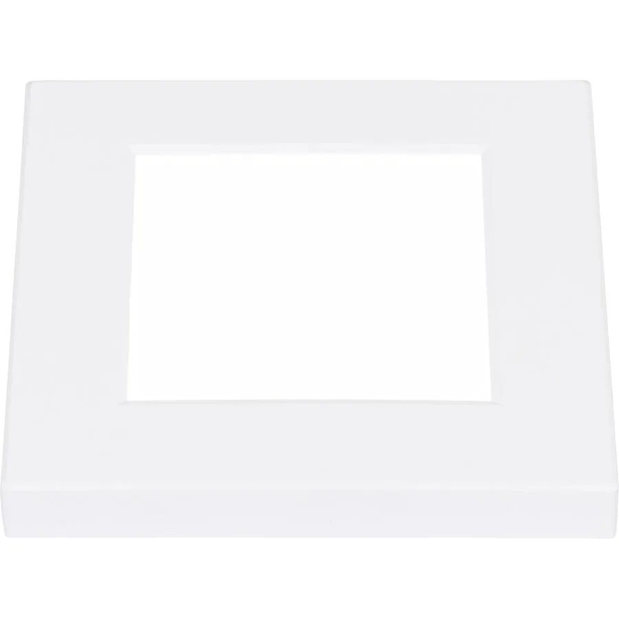Deckenlampe Tavella Weiss Kunststoff 15 cm 2 cm - LED - Lichtfarbe: Extra warmweiss - Helles Neutralweiss - LED Energiesparlampen