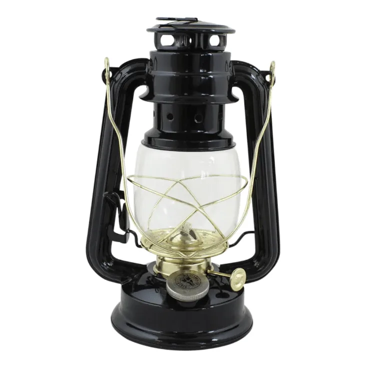 Strömshaga - Stormlykta liten - Fotogenlampa - Svart