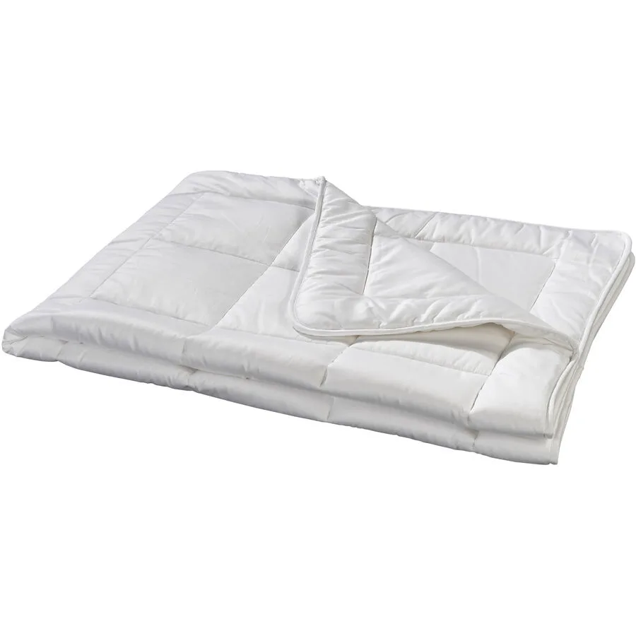 Bambusfaserduvet Billerbeck Leni 200x210cm - Farbe: Weiß - Material: 100% Baumwolle, Satin