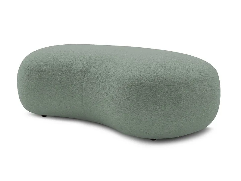 Hocker BOBOCHIC SAINT-GERMAIN 90x147x47cm boucle-stoff grün