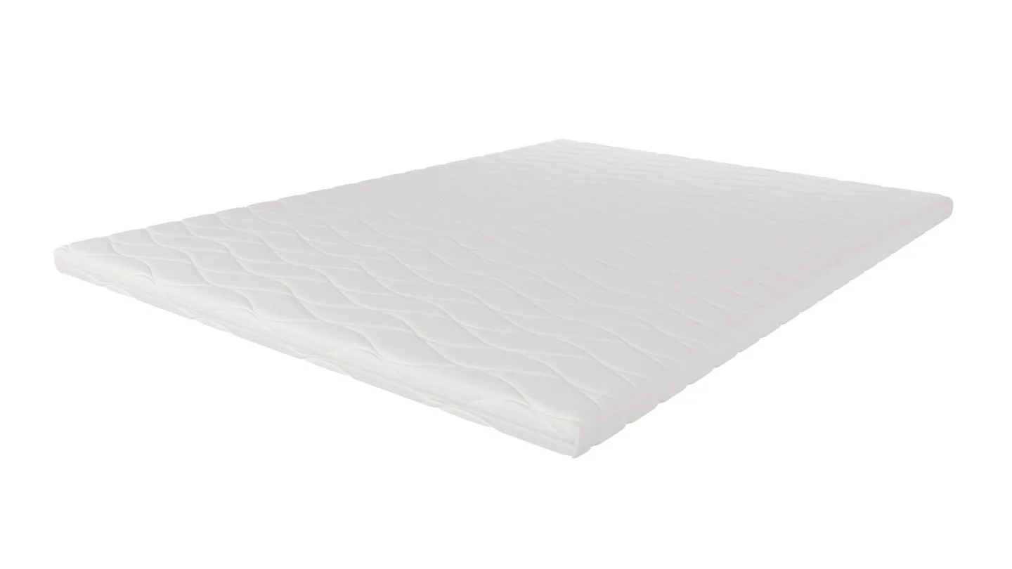 HVILA Memory Bäddmadrass med tryckavlastande memoryskum 120x200 cm - 7 cm Mjuk/Medium, Tvättbar klädsel -