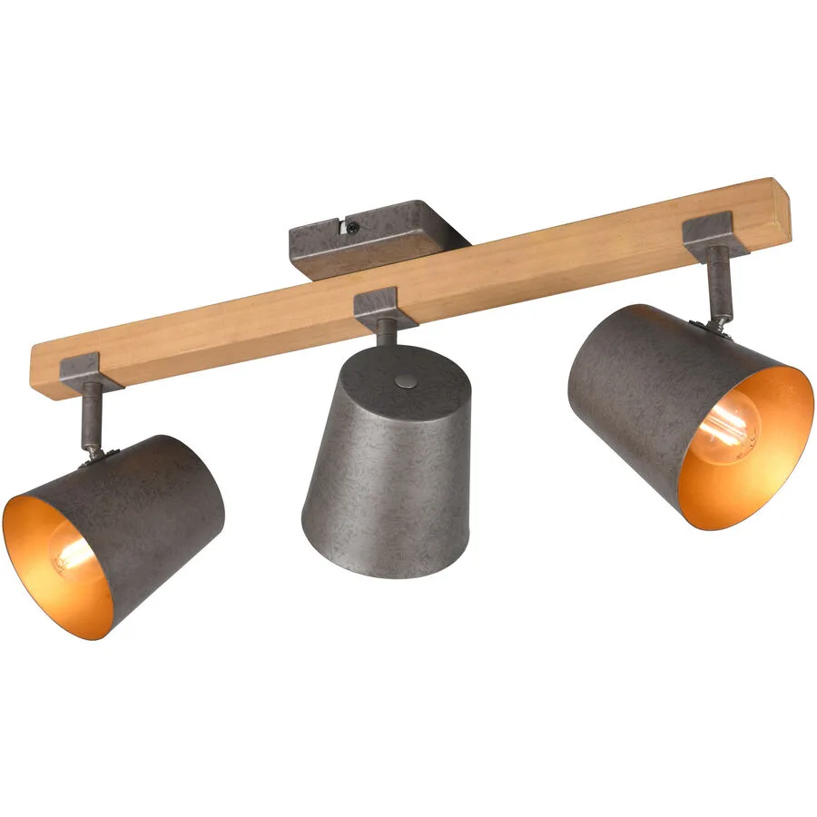 Spot Bree Grau Metall 54 cm 23.2 cm - Farbe: Nickel antik