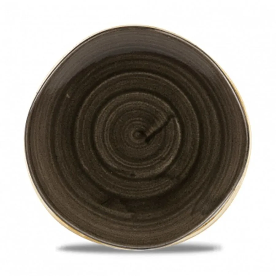 Churchill Teller tief Stonecast Schwarz Porzellan 25.3 cm