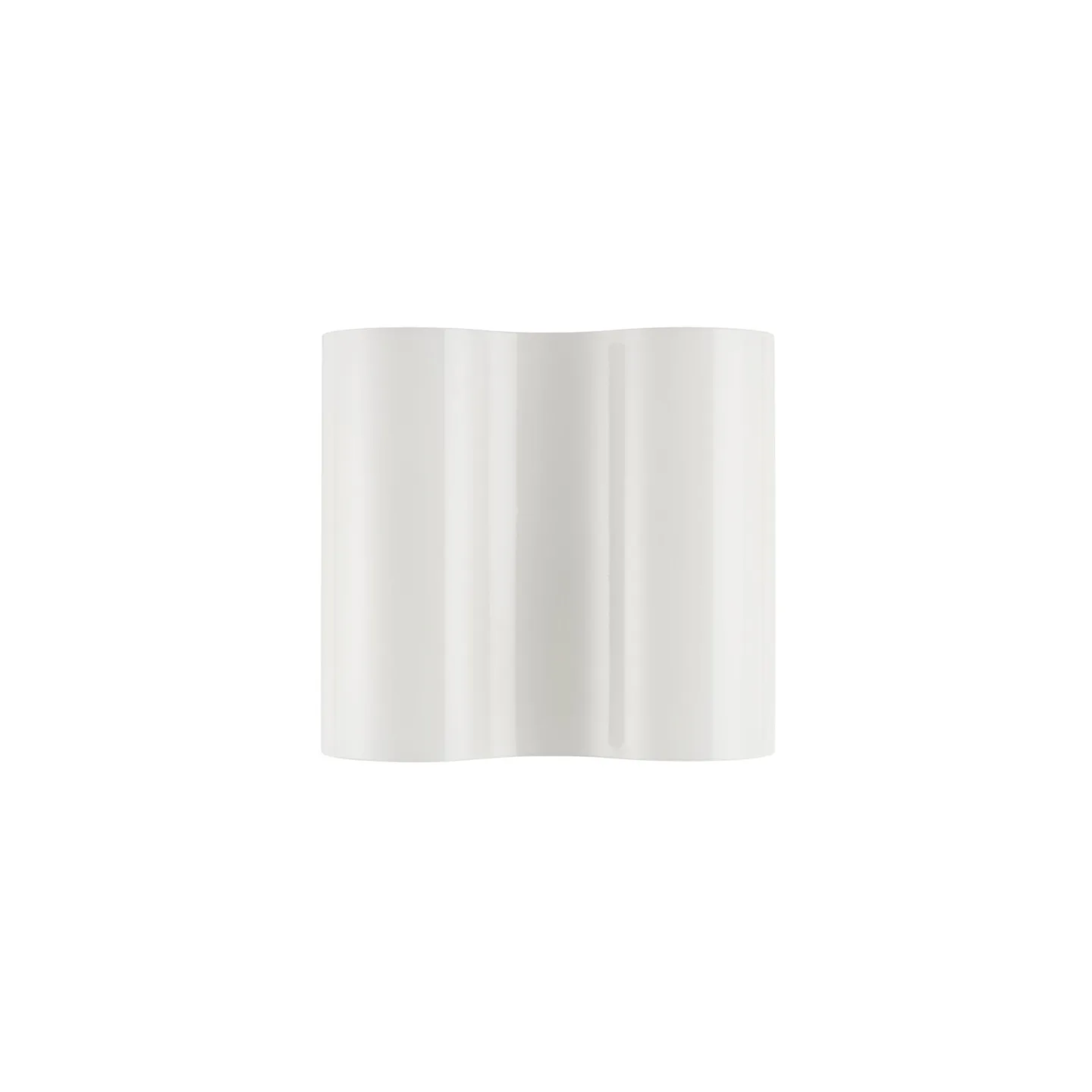 Foscarini - Double Wall, Bianco, Excl. Max 2x77W E27 - Vägglampor - Valerio Bottin - Vit - Glas/Metall