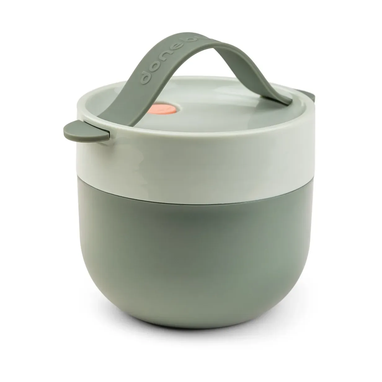 Done by deer To Go Lunchbox Ø11 cm Green