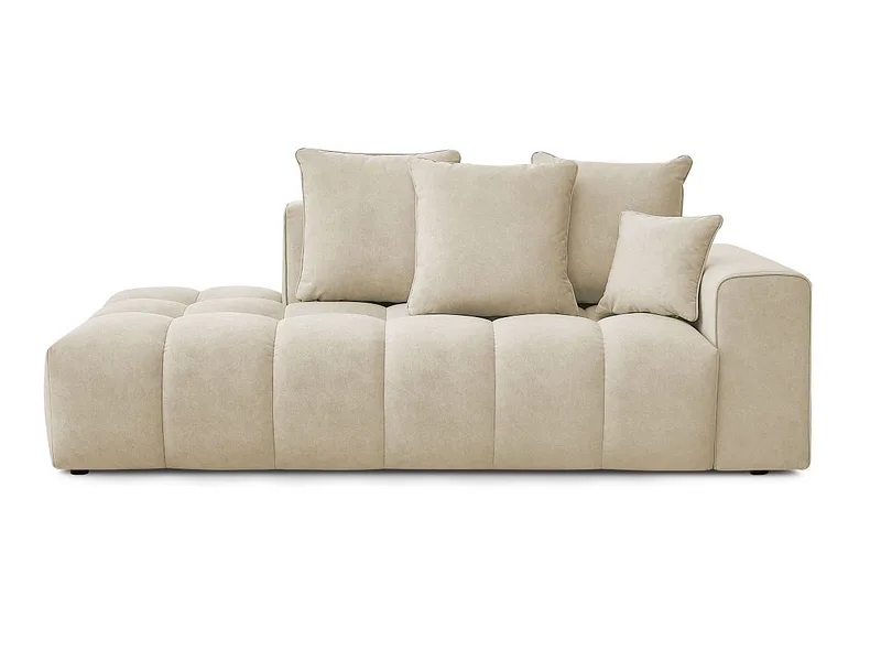 3er Sofa BOBOCHIC MONT-BLANC Samt beige