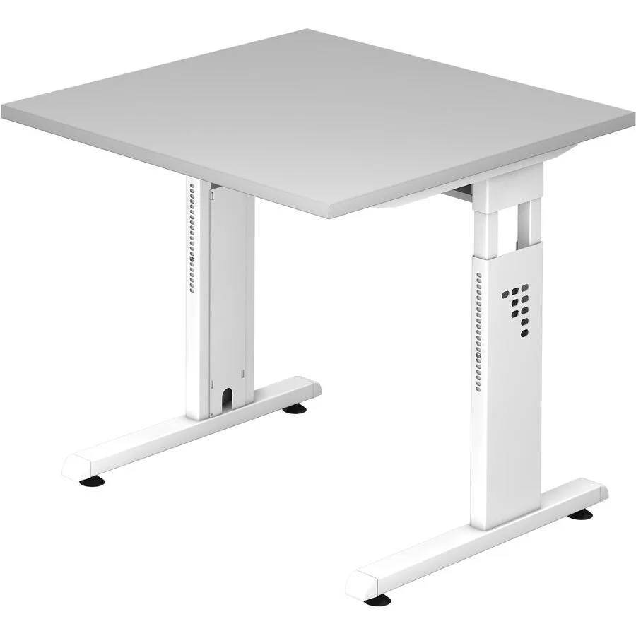 Schreibtisch Office grau Holzwerkstoff B 80 T 80 cm