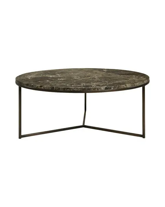 Cedes Marble Table Bronze/Dark Brown