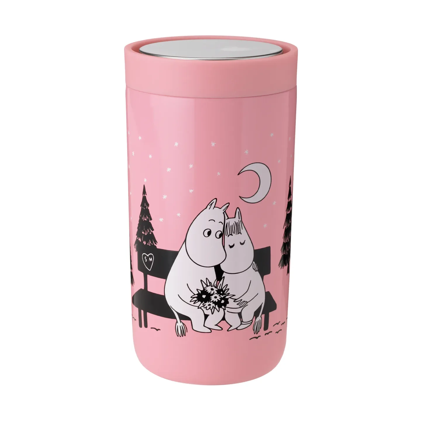 Stelton To Go Click Mumin Becher 0,2 l I Love You