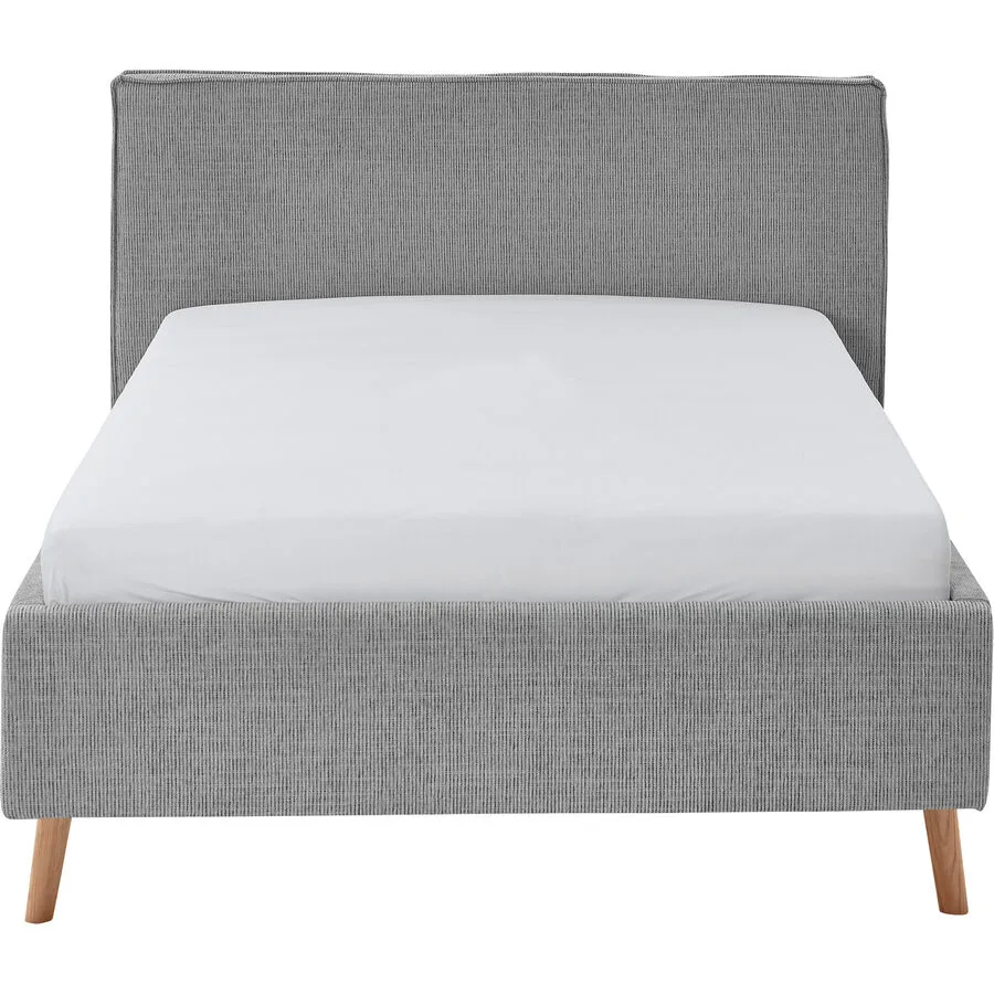 Bett Lina blue fog Polyester 140 x 200 cm