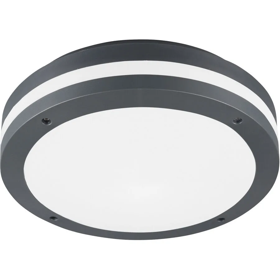 Deckenlampe aussen Tinty Kunststoff anthrazit - LED - Lichtfarbe: Warmweiss - LED Energiesparlampen