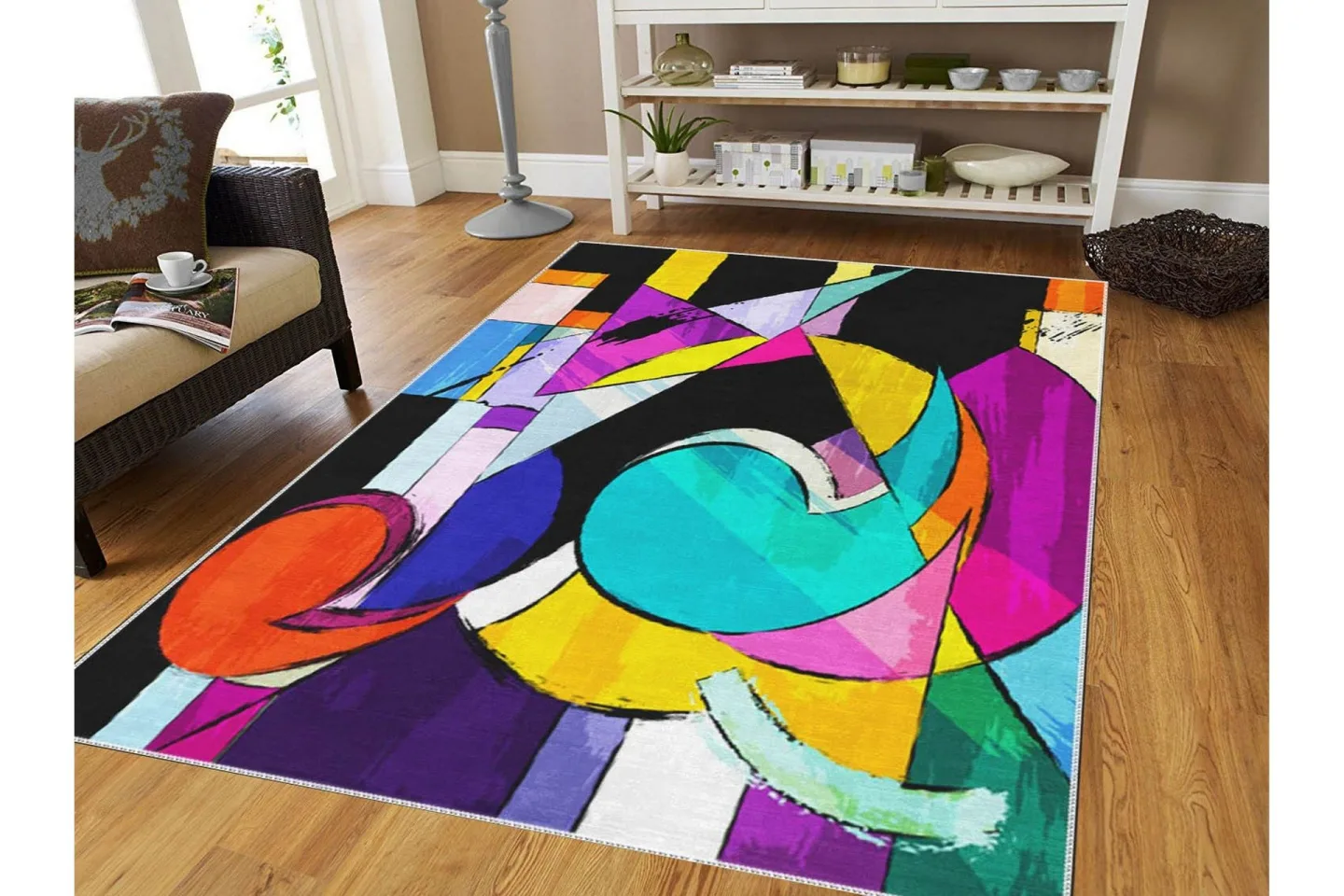 Noorjaha Wiltonmatta 140x220 cm Rektangulär - Flerfärgad