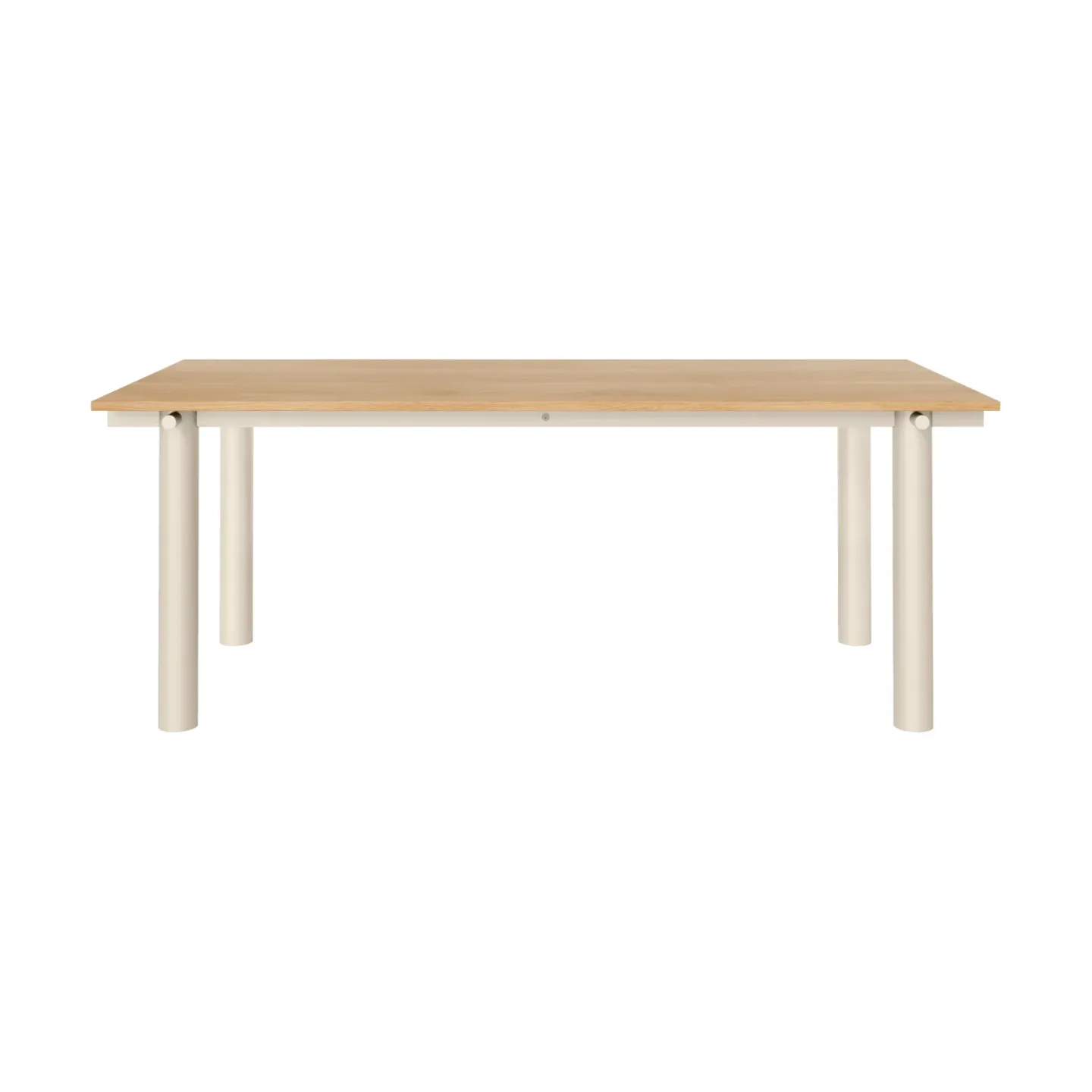 Ferm Living Atura matbord Light cashmere-ekfanér, 90x200 cm