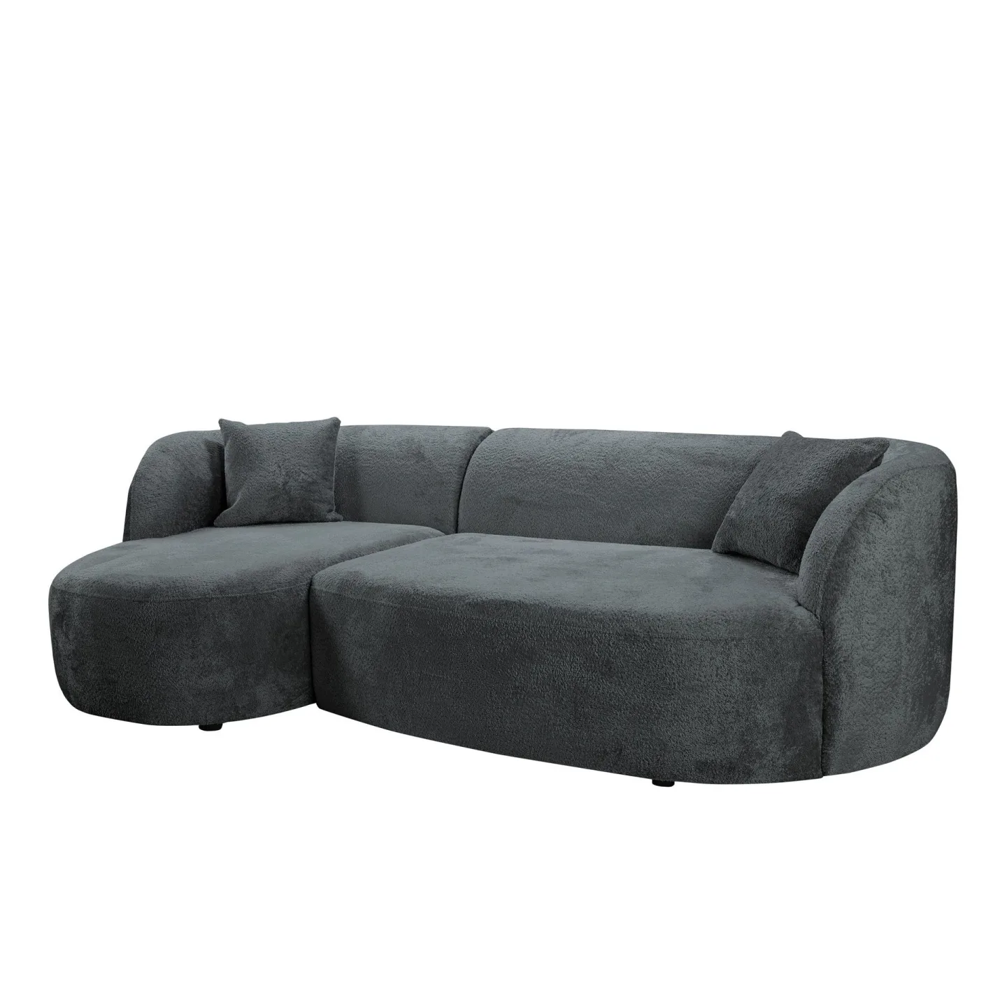 Rylian 3-sits Soffa med divan - mörkgrå