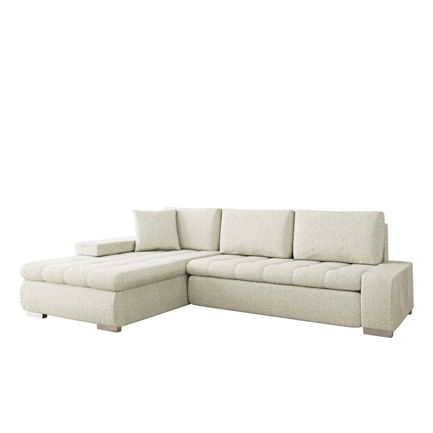 Cerys Bäddsoffa med Divan 4-sits - Beige
