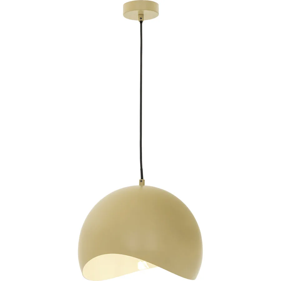 Pendellampe Leana Gold Metall 30 cm 127 cm - Farbe: Altgold