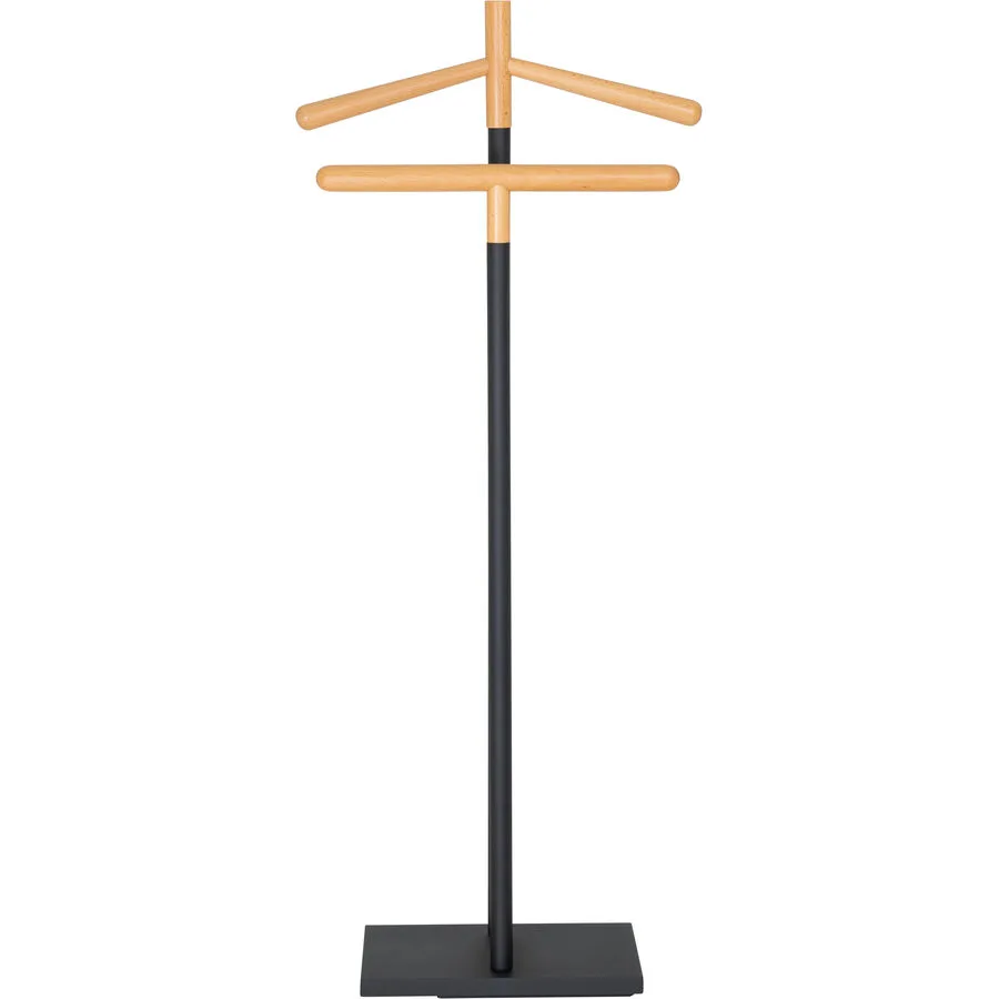 MyDeal Herrendiener Ria schwarz, braun Buche B 46 cm