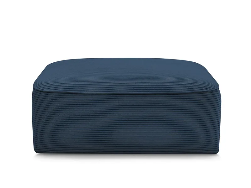 Hocker BOBOCHIC LEOPOLD 90x96x42cm cord-stoff dunkelblau