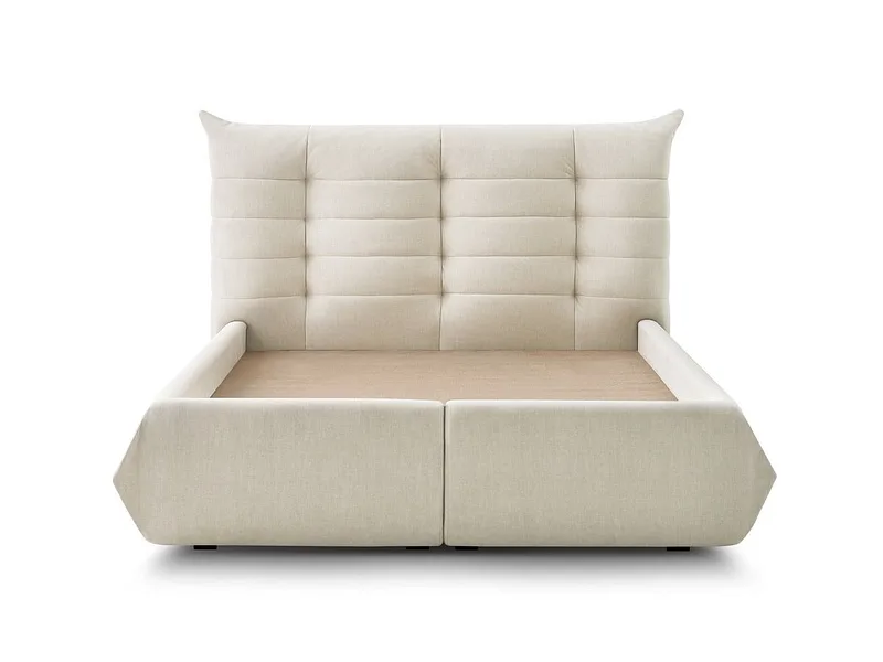 Kastenbett BOBOCHIC CLOTHILDE 180x200cm spanplatte beige
