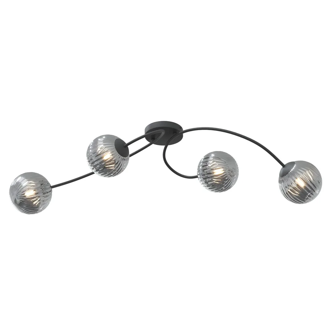 Emibig Lighting - Vibra 110cm - Takplafond - Rökfärgad