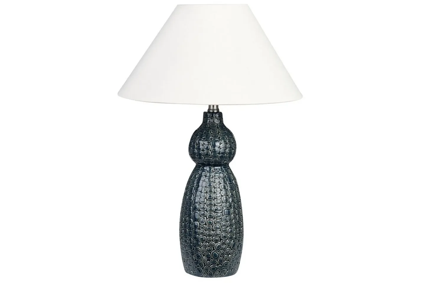 Kastellorizo Bordslampa 60 cm E27 - Mörkblå/Vit