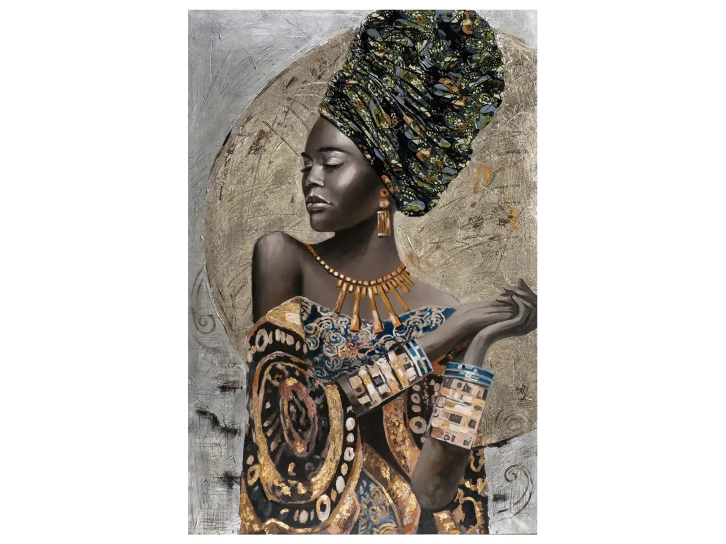 image LAND Bild Tribal Woman H: 150 cm | Schubiger Möbel