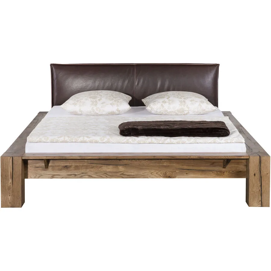 Bett Emilia Sumpfeiche Natur Sumpfeiche 140 x 200 cm