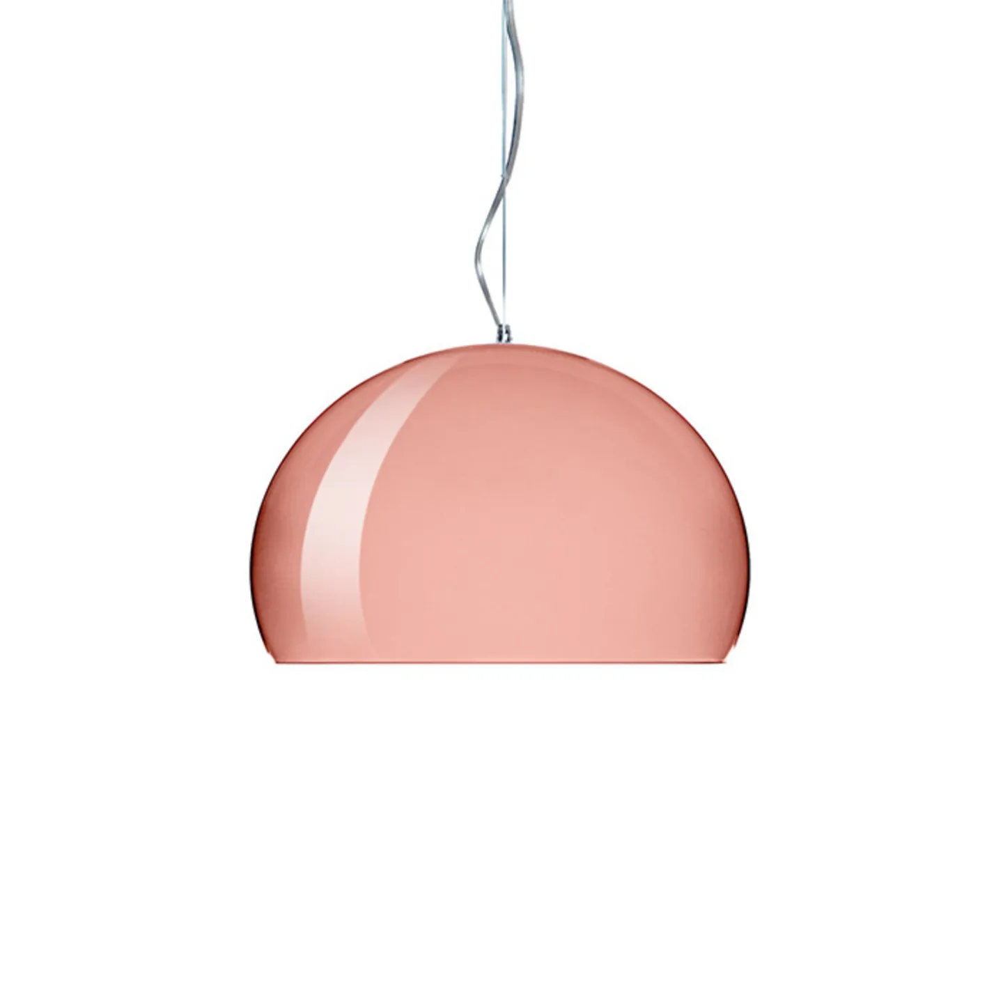 Small FL/Y Pendelleuchte Kupfer - Kartell - Wohnzimmer - Design - Kunststoff - Einflammig