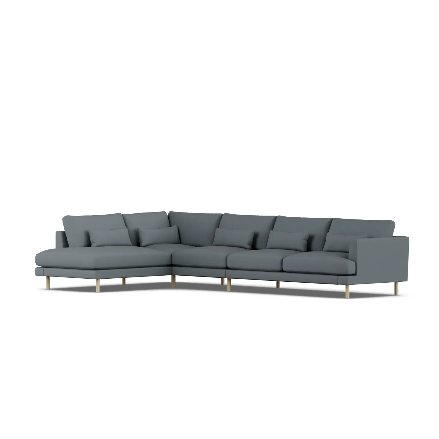 1898 Bredhult Sofa Same Blue 6678-Eiche weiß geölt, 4-sitzig B2