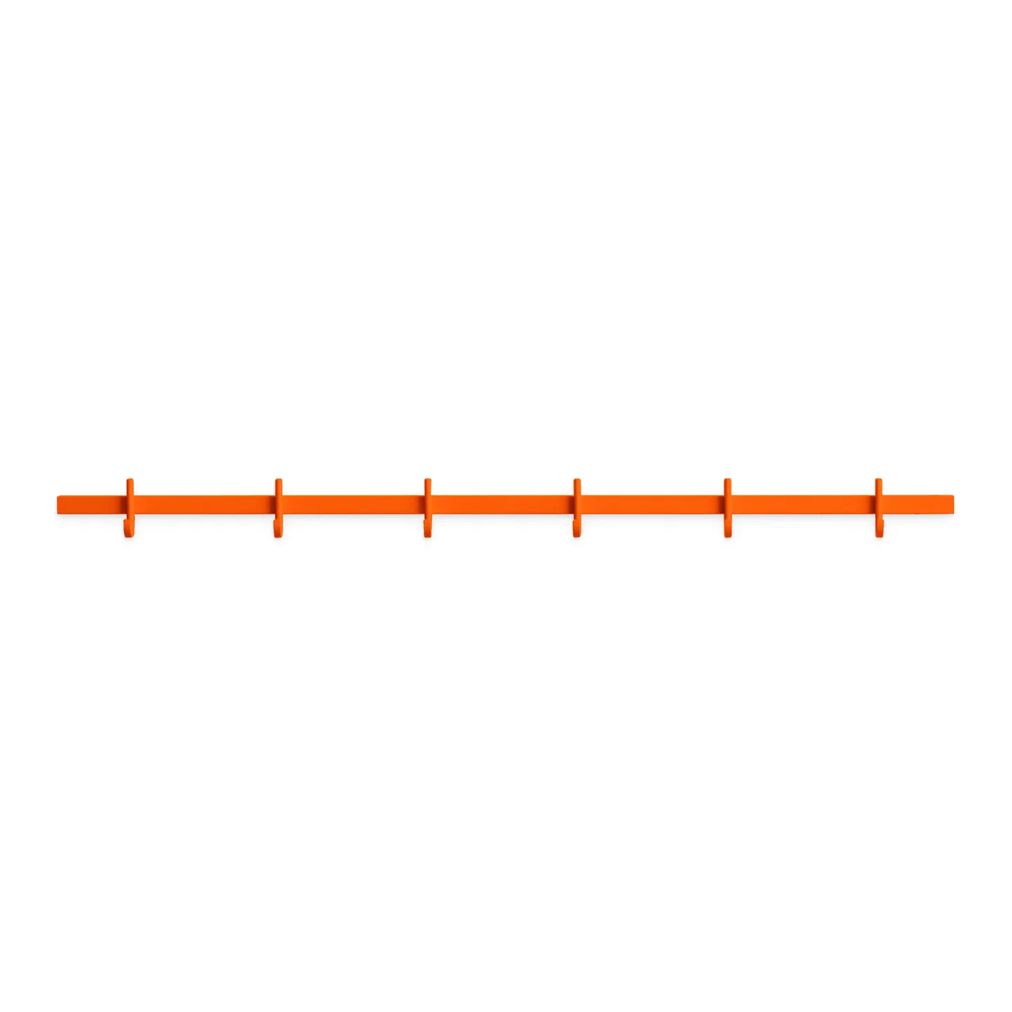 Relief - Hook Rail, Medium w82 x d4,7 x h5,2 cm 1-pack 82x5.2x4.7 Orange - Krokar - TAF Studio - Orange - Metall