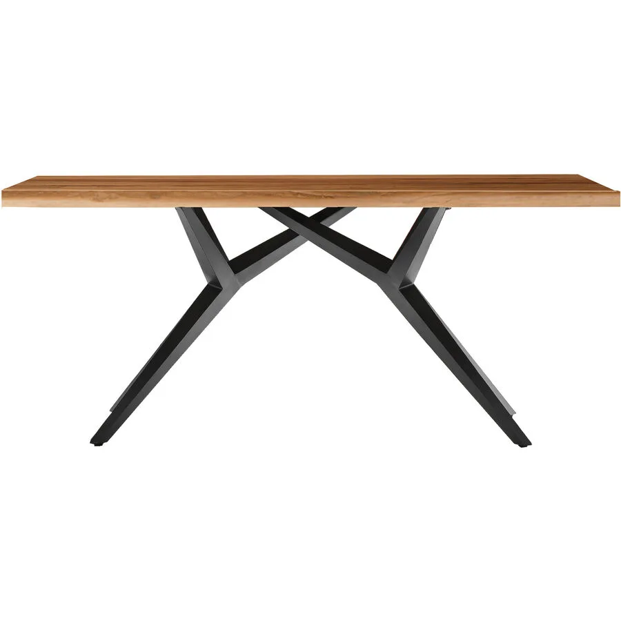 Esstisch Gordon Natur Teak Massivholz B 220 T 100 cm