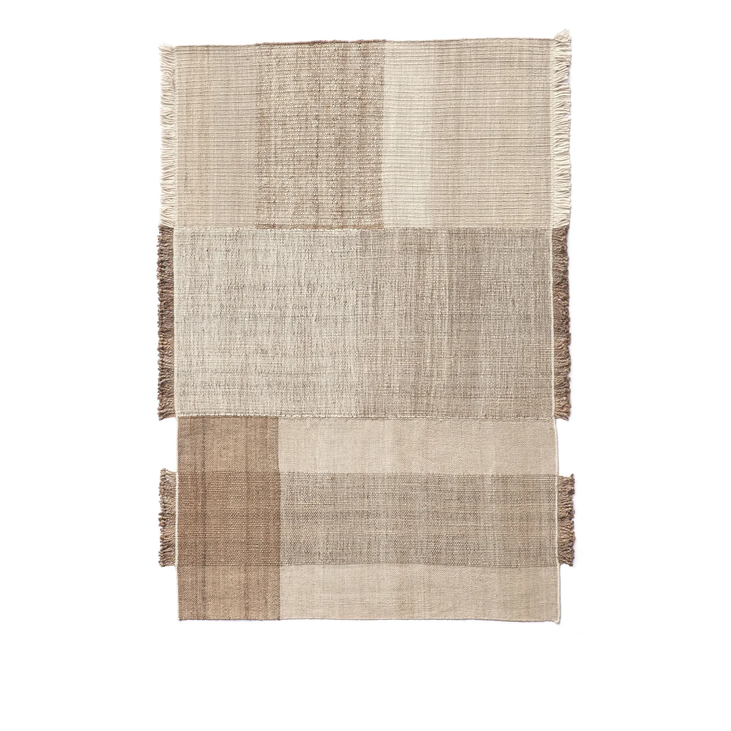Nanimarquina - Tres Vegetal Jute Rug 170x240 cm - Jute- och sisalmattor - Elisa Padrón,Nani Marquina - Mönstrad,Beige
