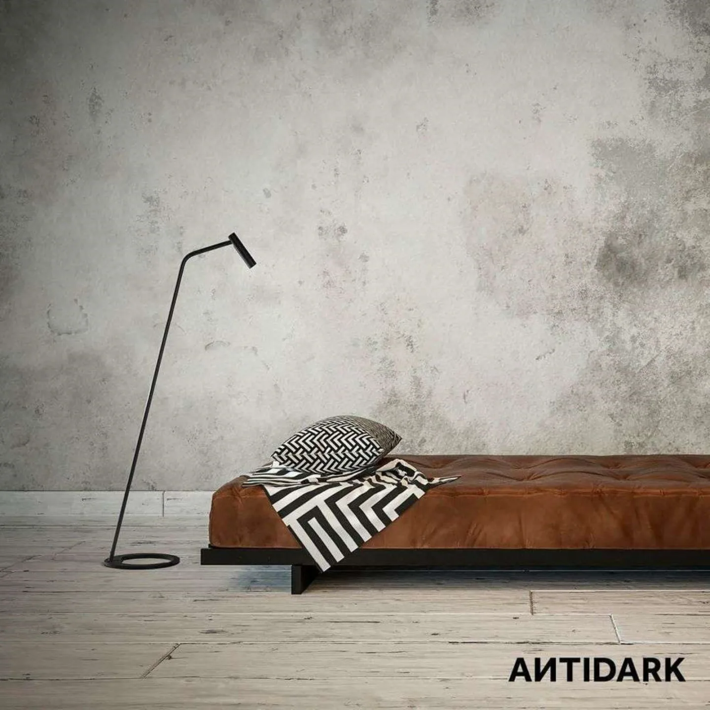 Antidark F1 Stehleuchte Schwarz - Antidark - Wohnzimmer - Aluminium