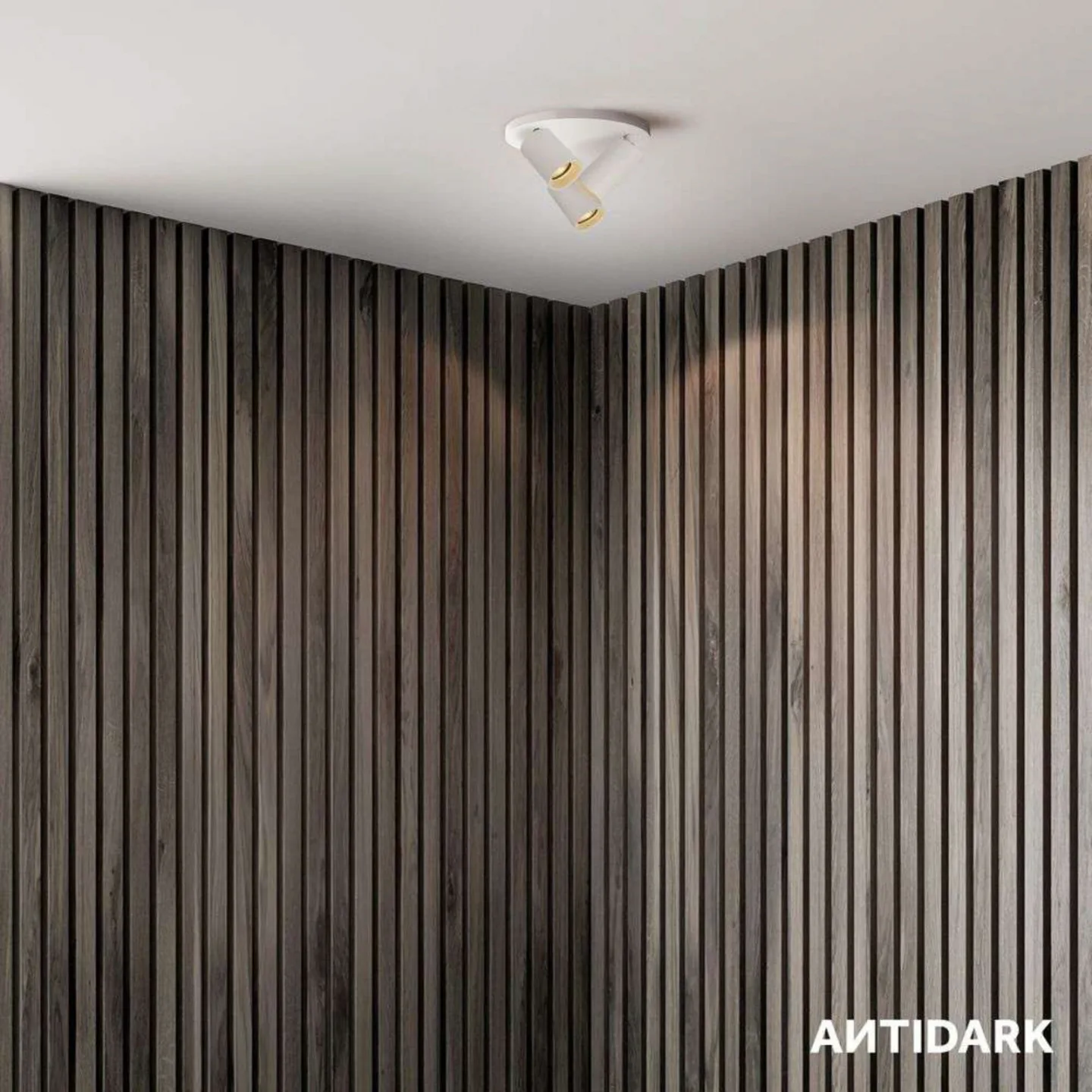 SpotOn Circle3 Tak-/Vegglampe Hvit - Antidark - Stue - Aluminium