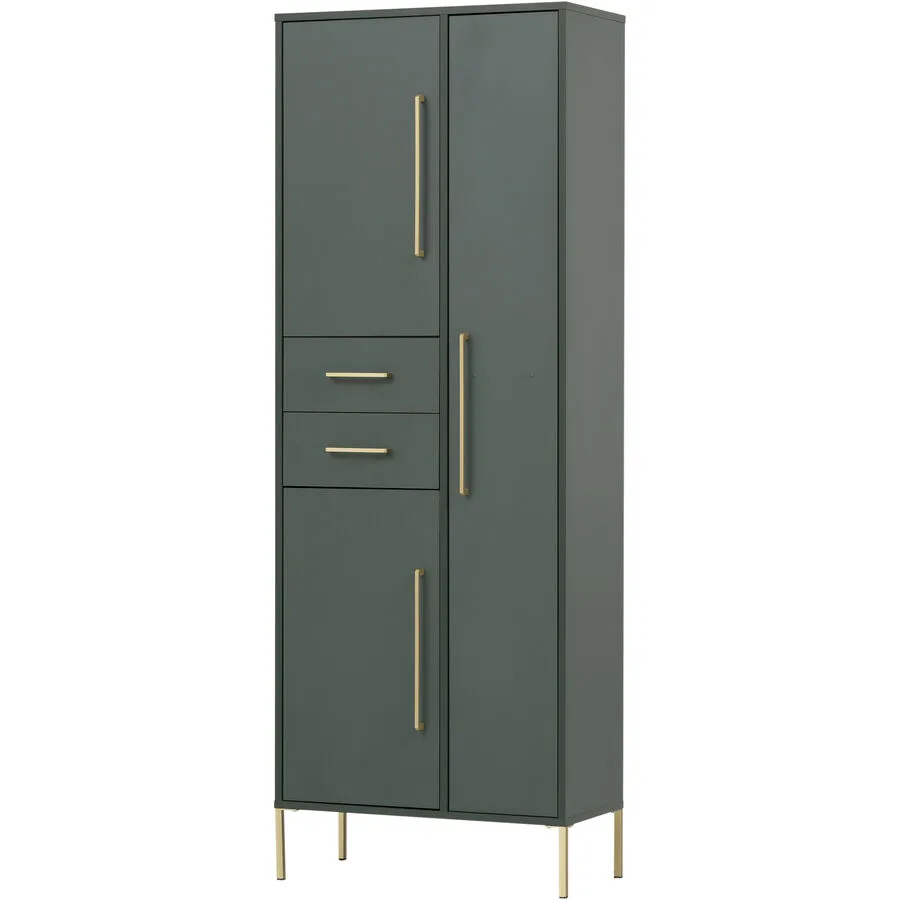 Hochschrank Annkatrin waldgrün Holzwerkstoff B 67 T 33 H 184 cm